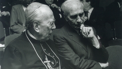 Kardinal König mit Bundespräsident Rudolf Kirchschläger