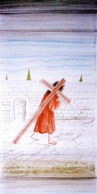 2. Station: Jesus nimmt das Kreuz auf sich