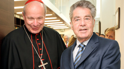 Kardinal Schönborn und Bundespräsident Fischer eröffneten 'Kardinal König-Archiv'