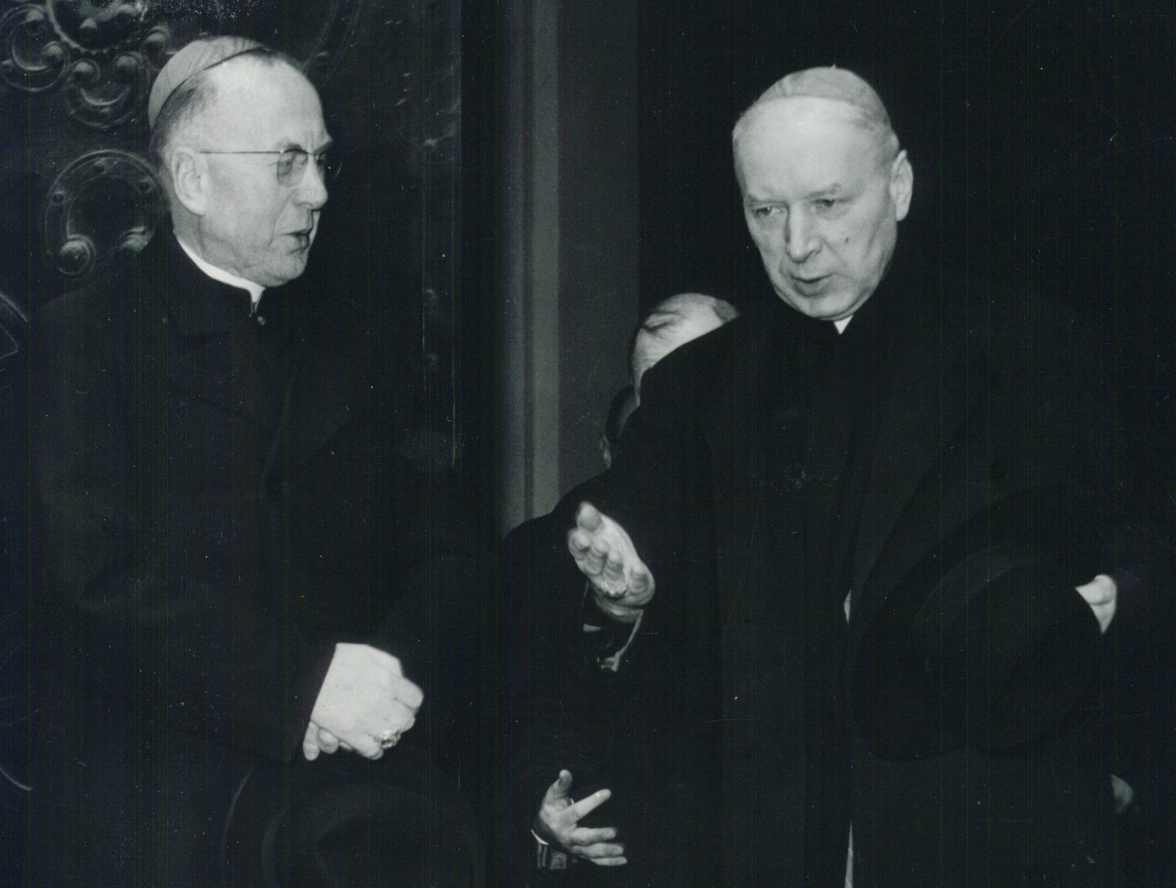 Kardinal König und Kardinal Wyszynski